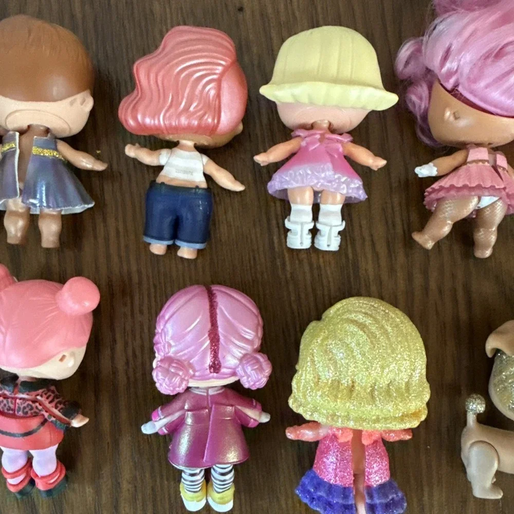 MGA LOL Surprise Doll Mini Fashion Dolls Lot of 9 Girls 1 Dog 3